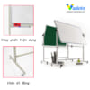 bảng di động 2 mặt trắng xanh