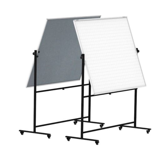 Bảng Lật 2 Mặt Trắng Cao Cấp, Thay Đổi Chiều Cao Vadoto Nanotech ( D2-T1T1-17N)