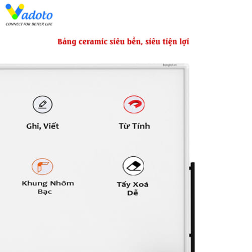 bảng trắng ceramic di động