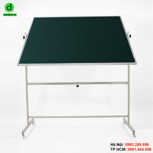 Mặt bảng từ xanh được làm bằng thép từ tính phủ sơn chống lóa Hàn Quốc.