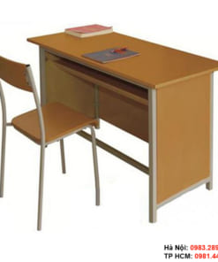 Bàn ghế giáo viên bằng gỗ