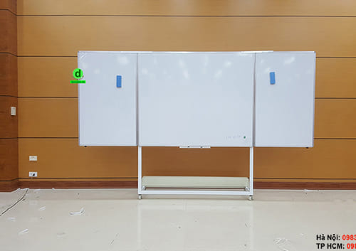 Bảng cánh gập gồm 1 mặt từ trắng và 1 mặt từ xanh