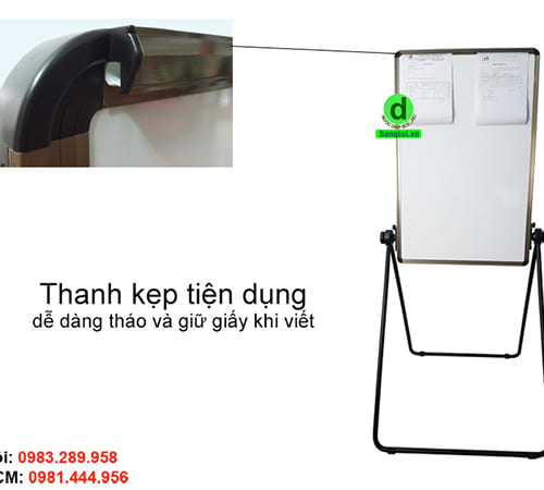 Thanh kẹp giấy giúp giữ giấy chắc chắn khi viết
