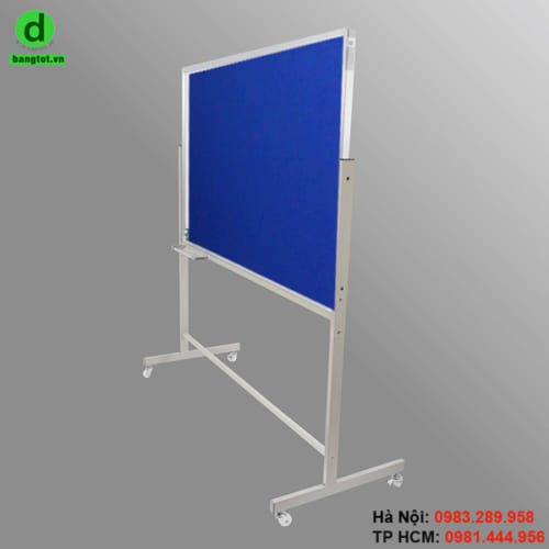 Bảng ghim có khung bằng nhôm, 4 góc bịt nhựa