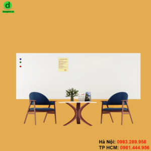 Bảng không khung từ trắng Ceramic