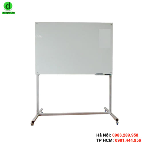 Bảng kính cường lực chân sắt sơn tĩnh điện