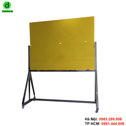 Bảng kính màu di động chân inox