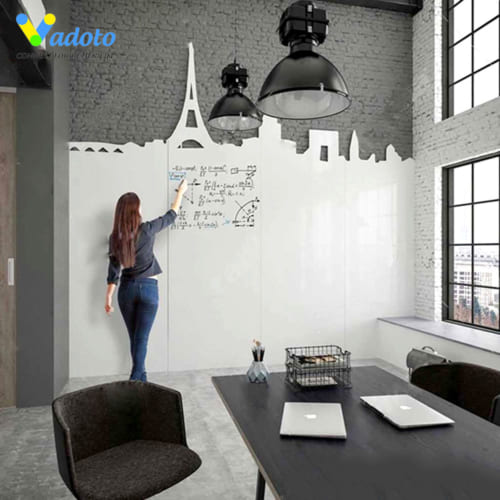 bảng trắng dán full tường trang trí cho văn phòng