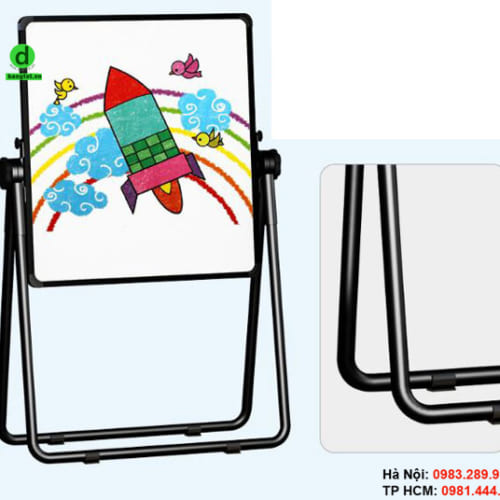 Bảng quay 2 mặt mầm non