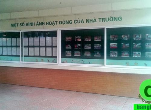 Bảng thông báo ghim nỉ treo tường