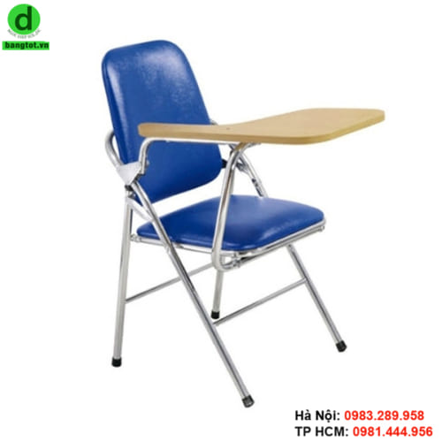 Ghế gấp liền bàn chân sắt sơn tĩnh điện