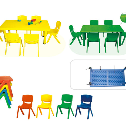Bàn ghế nhựa cho bé từ 2-6 tuổi