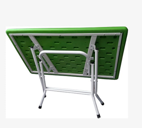 Bàn nhựa đúc 2 lớp chân gấp