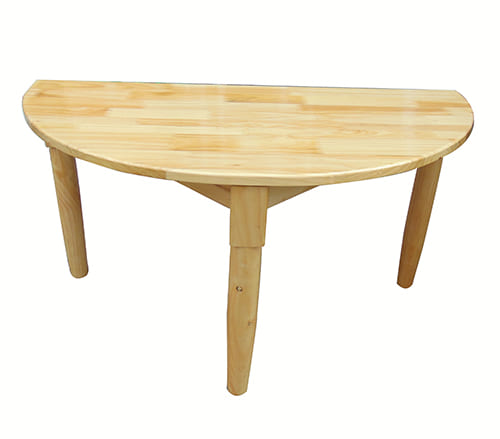 Bàn trẻ em hình bán nguyệt