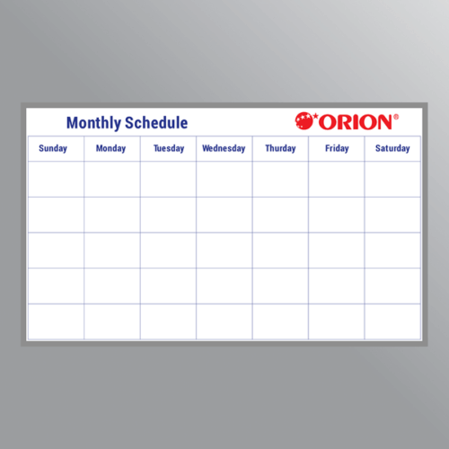 Bảng kế hoạch tháng