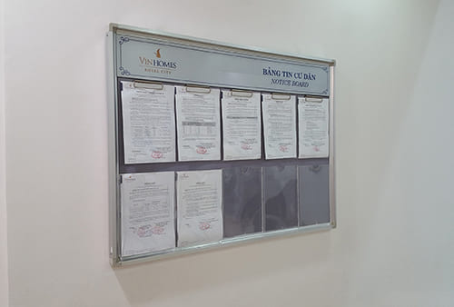 Bảng thông báo chung cư