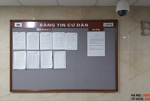Bảng thông báo tòa nhà