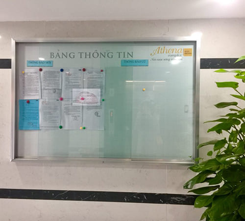 Bảng thông tin chung cư Athena Complex Xuân Phương
