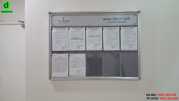 Bảng tin cư dân cho tòa nhà, chung cư