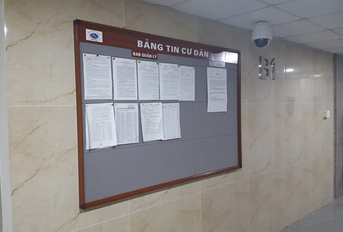 Bảng tin cư dân tòa nhà