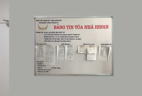 Bảng thông báo cho chung cư