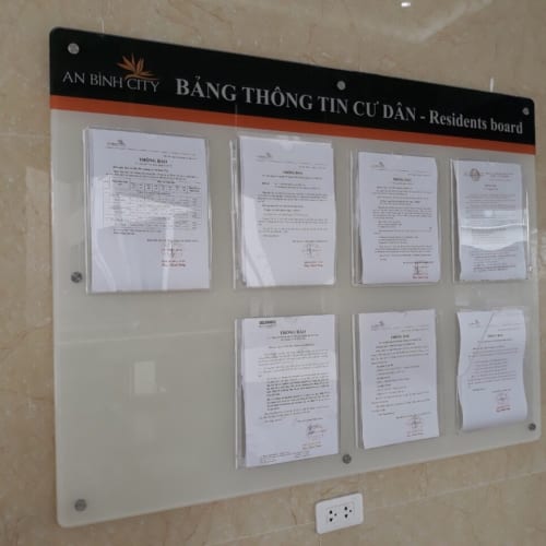 Lắp bảng thông tin cư dân