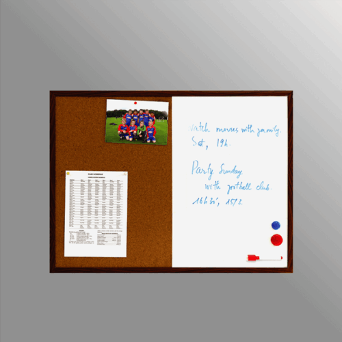 Bảng combo từ trắng- ghim lie bần