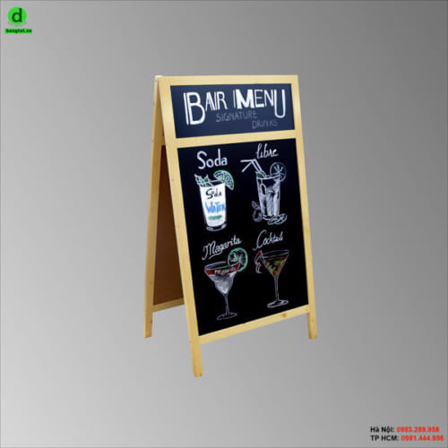 Bảng đen viết menu giá rẻ