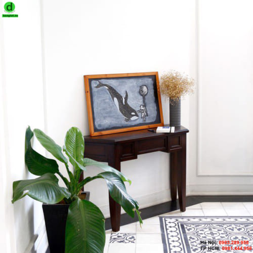 Bảng gỗ treo tường viết phấn