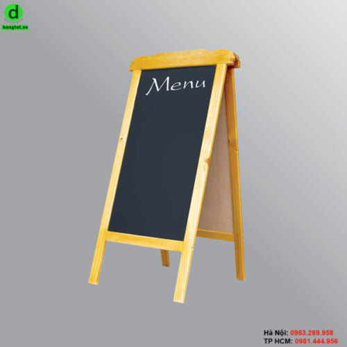Bảng menu chân đứng Jaja