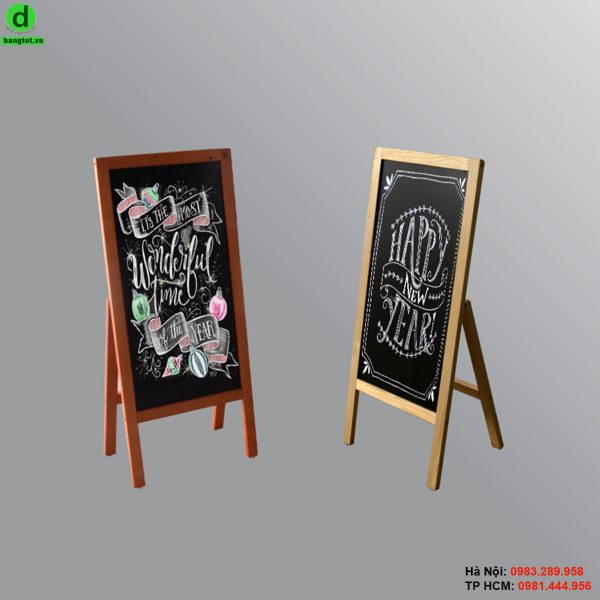 Bảng menu đứng 1 mặt
