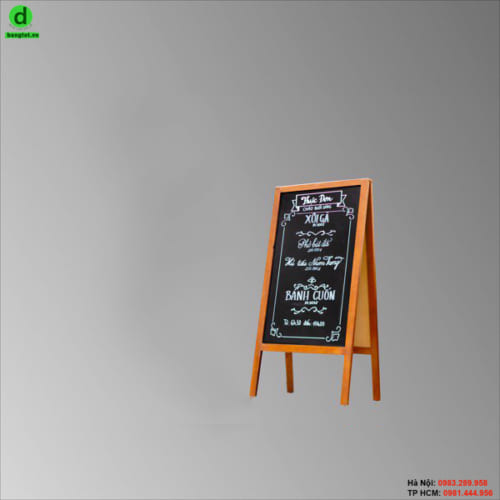 Bảng menu đứng hai mặt