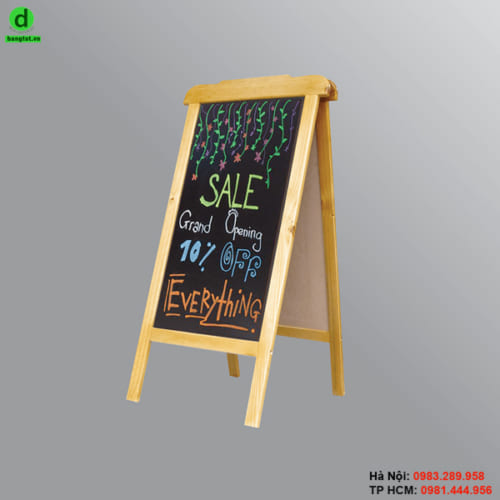 Bảng menu gỗ đứng Jaja