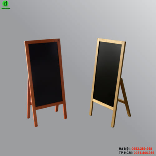 Bảng menu gỗ đứng