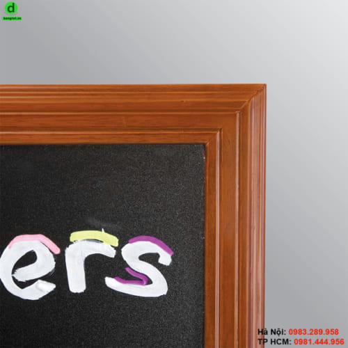 Bảng menu nhà hàng khung gỗ