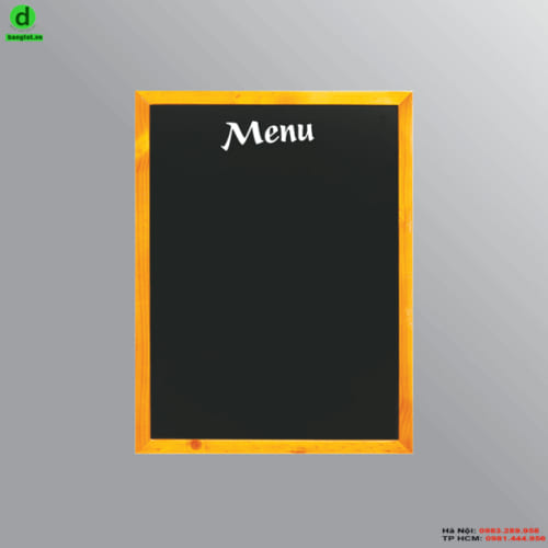 Bảng menu treo tường
