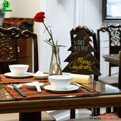 Bảng menu viết phấn