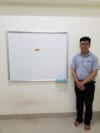 Bảng từ trắng cố định treo tường đẹp