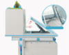 Bàn học vdt120-2 xanh