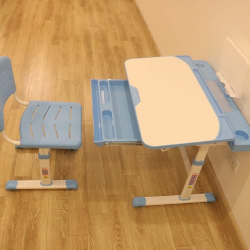 bàn ghế vdta7 xanh