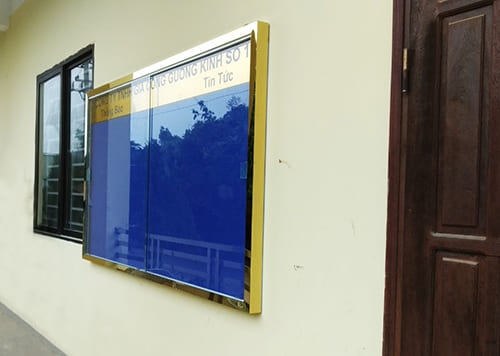 Bảng thông tin ghim nỉ treo tường