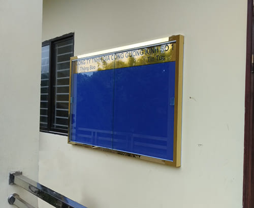Bảng thông báo khung ion vàng