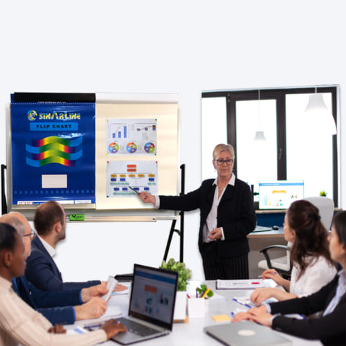 Bảng Flipchart kẹp giấy ngang
