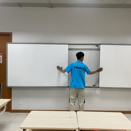 Bảng tốt lắp đạt bảng trượt ngang 2 lớp