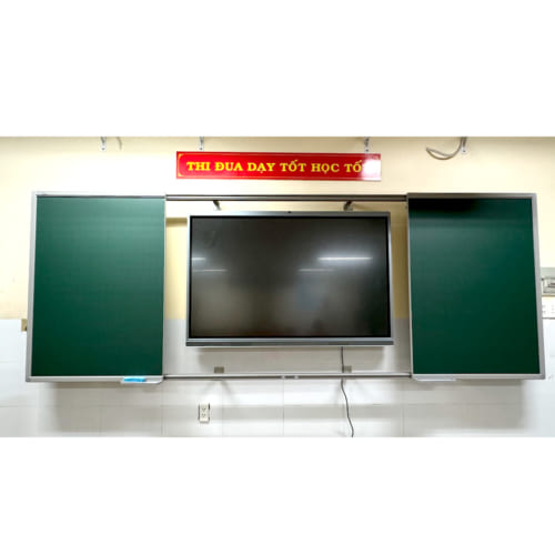 Bảng trượt ngang tích hợp tivi thông minh