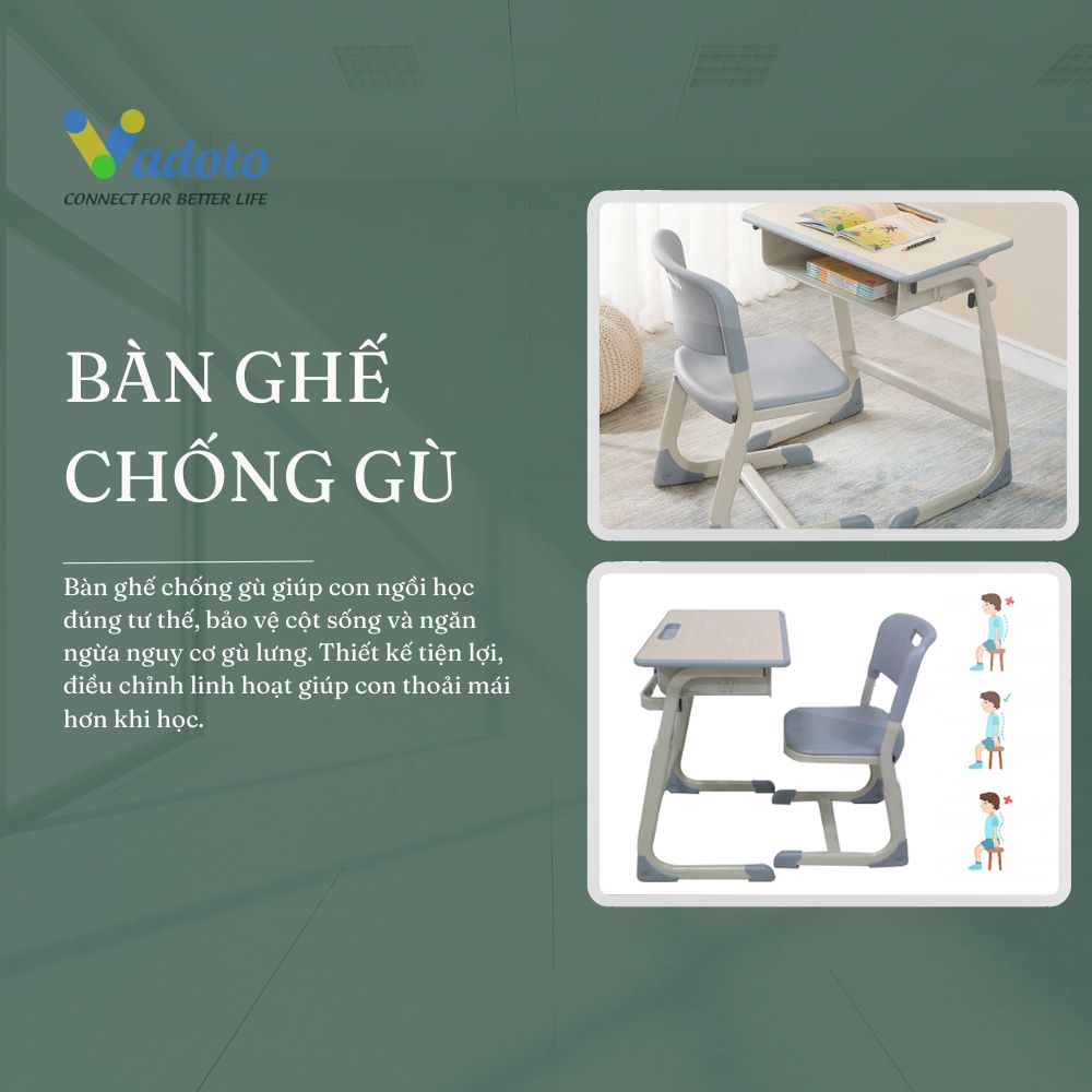 Bàn ghế học tập cho bé