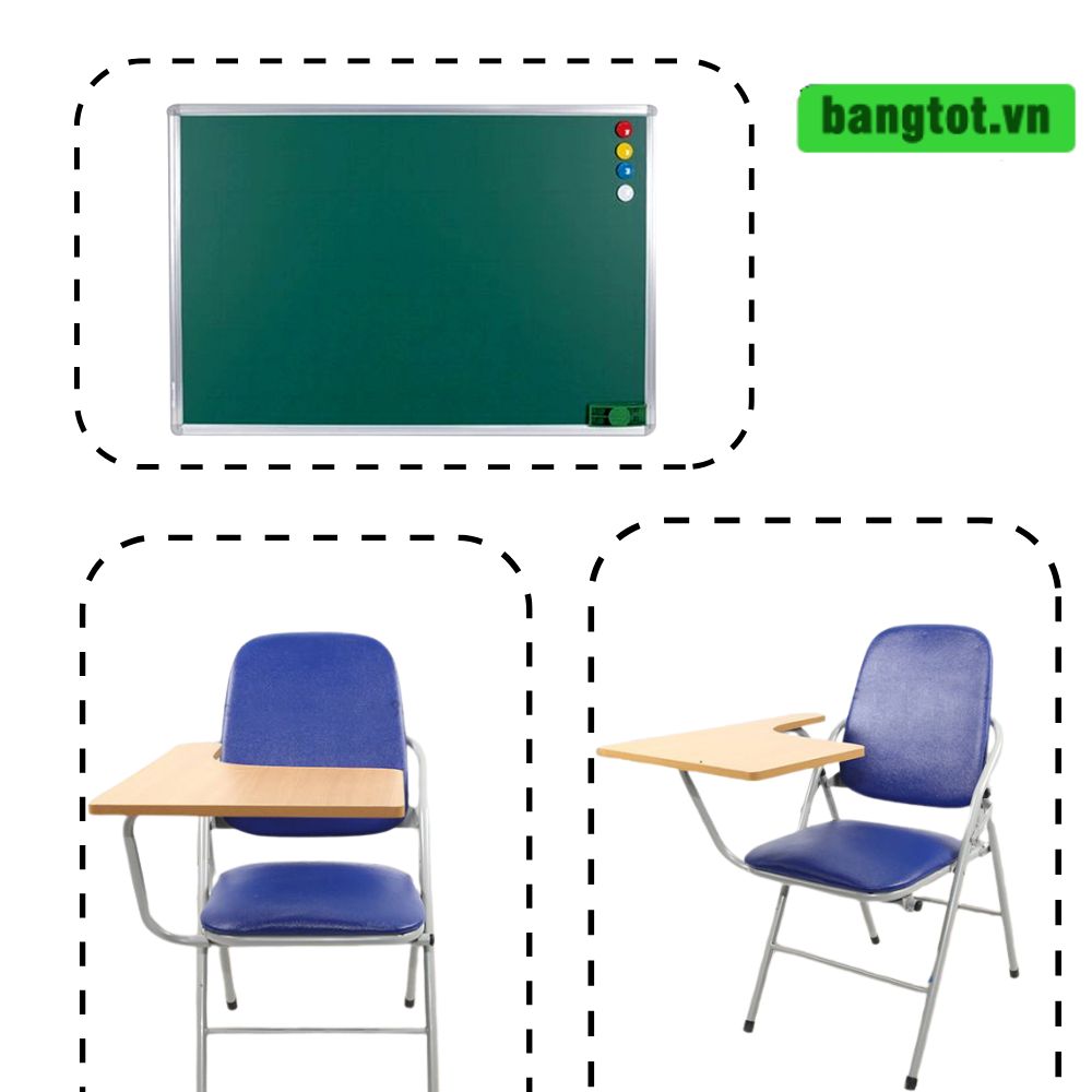Bàn ghế và bảng xanh cho trung tâm dạy thêm