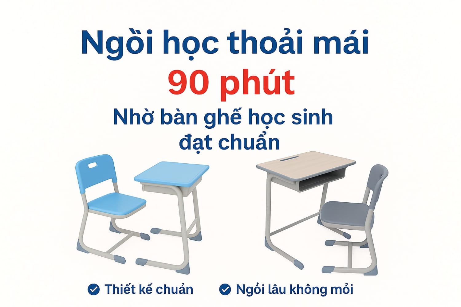 Bàn ghế chống gù chống cận