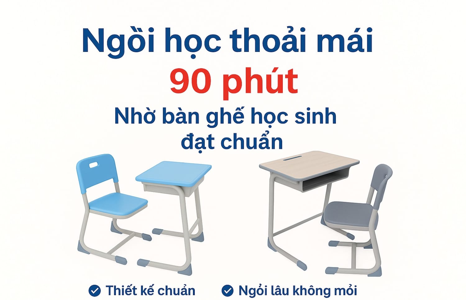 Bàn ghế chống gù chống cận
