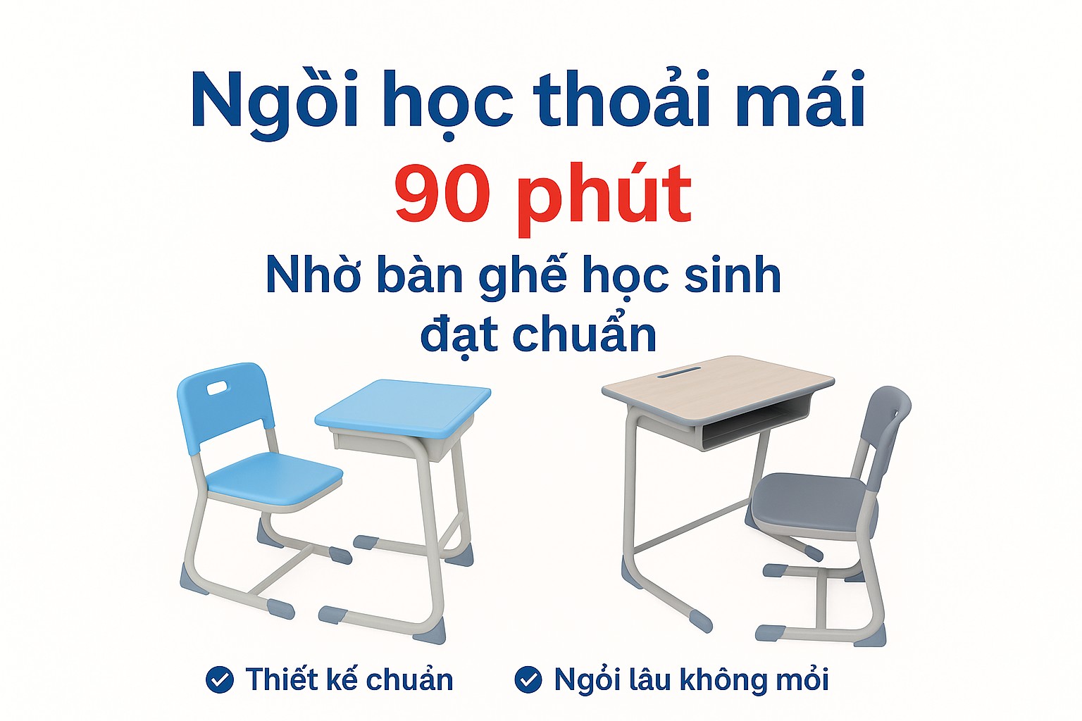 Bàn ghế chống gù chống cận